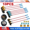 thumbnail image 1 of Pengug 10pc 12V Car Add-a-Circuit Fuse Adapter w/ Standard & Mini Tap Blade Fuse Holder, 1 of 13