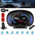 thumbnail image 1 of Pengug OBD2+GPS HUD Gauge Car Digital Head Up Display Speedometer Turbo RPM Alarm Temp, 1 of 9