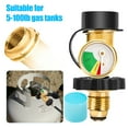 thumbnail image 1 of Pengug Propane Tank Gas Gauge Pressure Meter Indicator for 5-100lb BBQ Grill RV Camping, 1 of 6