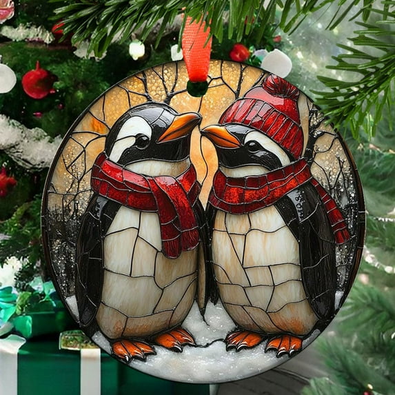 Penguin 5 Christmas Ornament, Holiday Tree Ornament, Gift for Mom, Love Day Home Decor, Festival Gift Ornament, Keepsake 2025