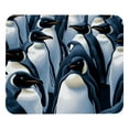 thumbnail image 1 of Penguin 8.3x9.8 Inch Square Non-Slip Rubber Bottom Mouse Pad, Desk Pad, Desk Mat - Printed Design for Office and Gaming, 1 of 6
