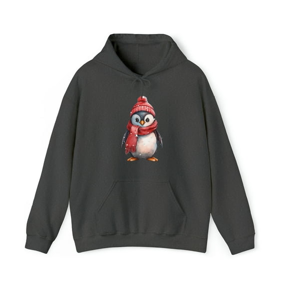 Penguin All Bundled Up - Unisex Heavy Blend™ Hooded Sweatshirt