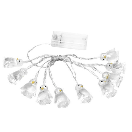 Penguin Animal Shape String Lights 10 LED 1.65M
