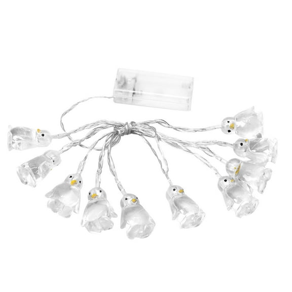 Penguin Animal Shape String Lights 10 LED 1.65M