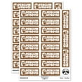 thumbnail image 1 of Penguin Approved Teacher Student School Sticker Set - Brown - Gloss Finish - 2.00" Large, 1 of 7