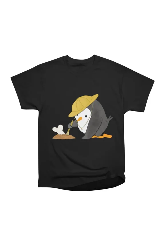 Penguin Archeologist T-Shirt Tee Gift For Him Merch For Her Apparel For Friend