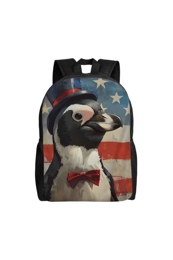 Penguin Backpack Large Capacity Laptop Bag for Men and Women