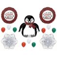 thumbnail image 1 of Penguin Balloons Christmas Jolly Season Snow Party Birthday Decorations, 1 of 1