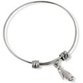 thumbnail image 1 of Penguin Bracelet | Bird Cute Charm Bangle Bracelet Jewelry Gift for Men Women Fancy Expandable Stainless Steel Antarctic, 1 of 2