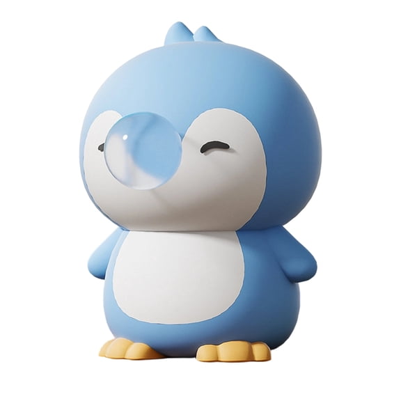 Penguin Bubble Squishy Stress Ball, Cute Penguin Squeeze Fidget with Pop Bubble Nose for Stress and Anxiety Relief, Soft Sensory Squishy Desk Fidget, Relaxing Squeeze Stress Ball