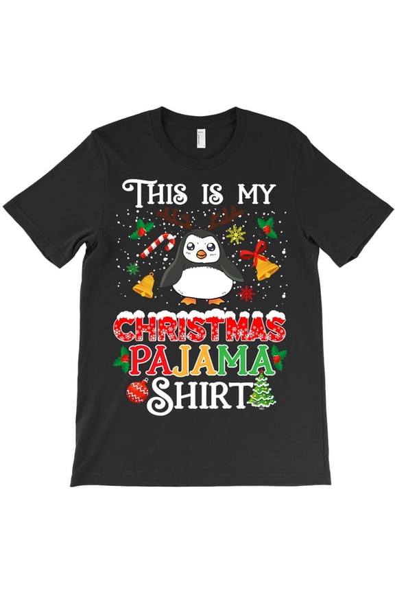Penguin Christmas Kids Boy Girl Penguin This Is My Christmas Pajama H48485 Unisex T-Shirt, Up to 5XL Available