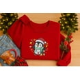 thumbnail image 1 of Penguin Christmas Sweatshirt, Christmas Lights Penguin Sweater, Embroidered Christmas Crewneck, Matching Holiday Sweater, Xmas Winter Jumper, 1 of 5