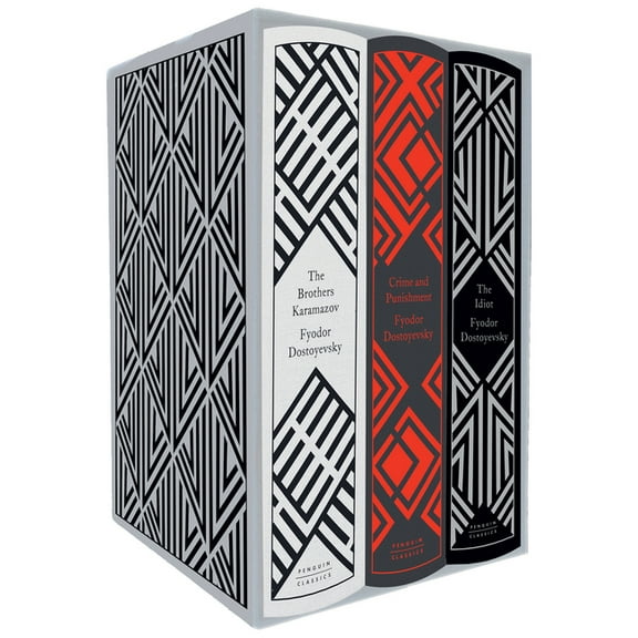 Penguin Clothbound Classics Fyodor Dostoyevsky 3-Book Boxed Set: Crime and Punishment; The Idiot; The Brothers Karamazov, (Paperback)