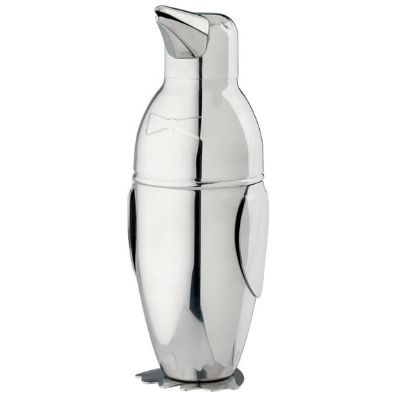 Cocktail Shaker Set, 18 Ounce Stainless Steel Penguin Shaker
