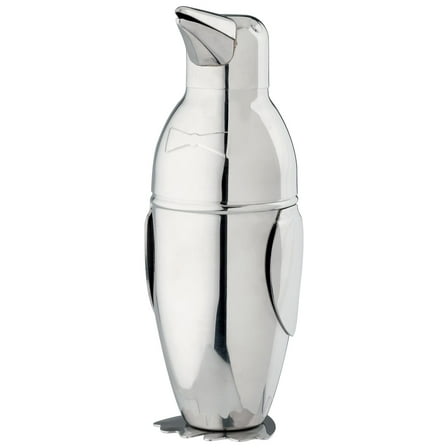 Cocktail Shaker Set, 18 Ounce Stainless Steel Penguin Shaker