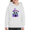 thumbnail image 1 of Penguin Couple W Camera Hoodie Juniors -Image by Shutterstock,  Medium, 1 of 4