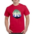 thumbnail image 1 of Penguin Couple W Pride Flag T-Shirt Men -Smartprints Designs, Male 5X-Large, 1 of 4