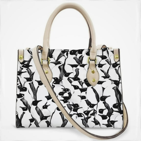 Penguin Cross Body Bags For Women Small Leather Female Handbags Fashion Top-Handle Totes