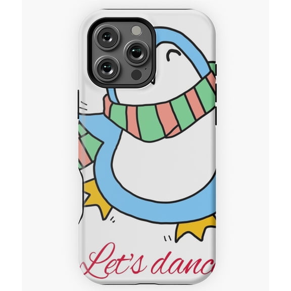Penguin Dance Funny Winter Holiday Bird Phone Case for iPhone 16 15 14 13 12 11 Pro Max
