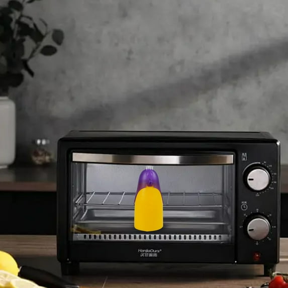 Penguin Design Microwave Steam Cleaner - Easy Use Oven Cleaner With Vinegar & Water For Quick Home Kitchen Cleaning, Chemical-Free Solution