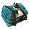 thumbnail image 1 of Penguin Double Layered Insulated Refrigerated Lunch Bag with Two Compartments - Large Capacity 7.1x11.4x16.1 Inches - Hand-Carry Lunch Bags, 1 of 6