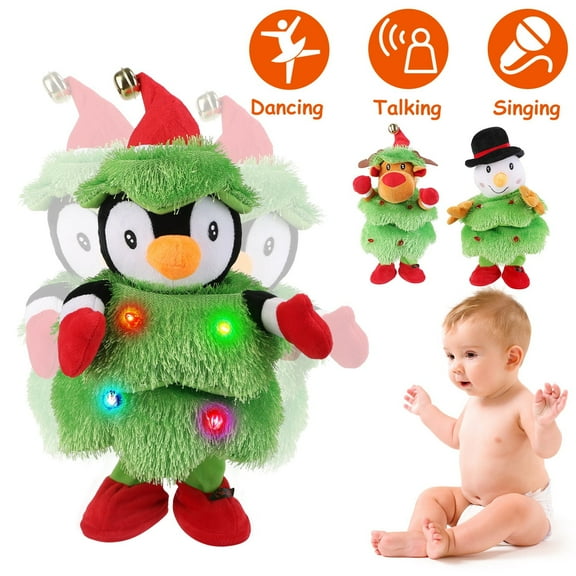 Penguin Electric Dancing Singing Toy Moclever Interactive Plush Toy Talking Mimicking Funny Songs