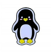 Penguin - Enamel Pin, Officially Licensed Original Artwork by Kris goat - 1.25", Multi-Color