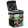 thumbnail image 1 of Penguin Foldable Car Garbage Can with Lid and Leak-Proof, Hanging Storage Bag - Trash Can for Car, Car Trash Can, Mini Trash Can, 1 of 6