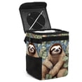 thumbnail image 1 of Penguin Foldable Car Trash Can Mini Trash Can with Lid Leak-Proof Car Garbage Can Hanging Storage Bag Car Trash Bin, 1 of 6