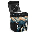 thumbnail image 1 of Penguin Foldable Car Trash Can with Lid, Leak-proof Mini Trash Can Hanging Storage Bag- Car Trash Bin for, 1 of 6