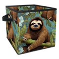 thumbnail image 1 of Penguin Foldable Storage Cubes with Handle 10.8"x10.5"x10.6" - Large Capacity Storage Containers, Storage Bins, Toy Box, 1 of 6