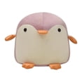 thumbnail image 1 of Penguin Footstool Footrest Stool Sofa Footrest cartoon with Padded Seat Shoe Changing Stool for Bedroom Home Living Room Entryway Children Pink, 1 of 8