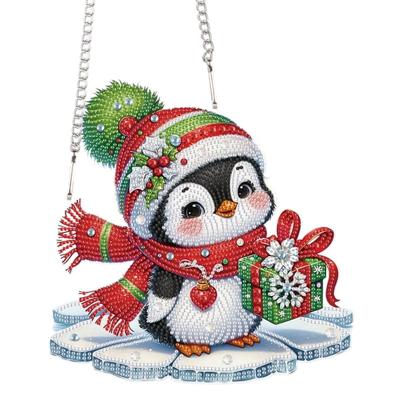 Penguin Gift Diamond Art Painting Kit Hanging
