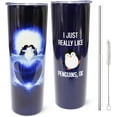thumbnail image 1 of Penguin Gifts for Women - Penguin Iced Coffee Tumbler with Lid and Straw, Cute Travel Coffee Mug Spill Proof Insulated for Hot and Cold Drinks,20 oz Tumbler Birthday Gifts for Women Mothers Day Gifts, 1 of 6