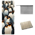 thumbnail image 1 of Penguin Gym Towel and Hot Yoga Towel with Storage Bag, 72.8"x26.8" Yoga Blanket for Yoga, Pilates, Fitness, Etc., 1 of 6