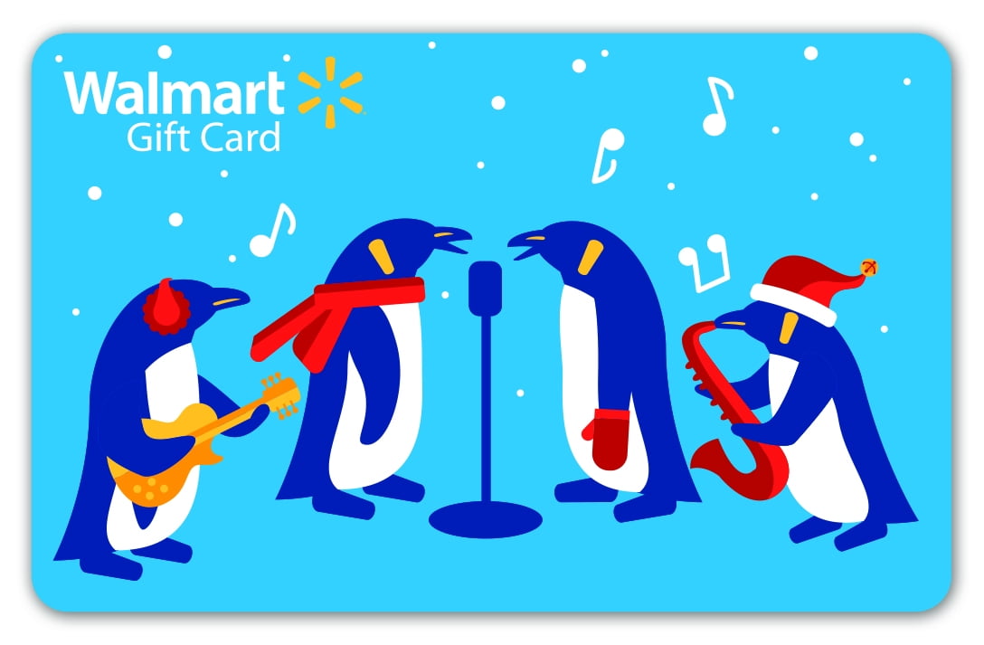 Penguin Holiday Walmart Gift Card