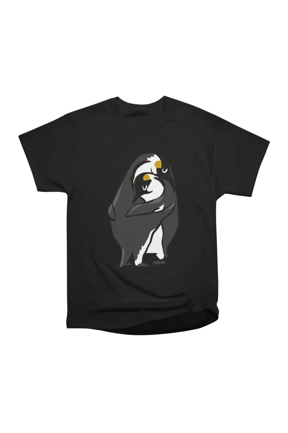 Penguin Hugs T-Shirt Tee Gift For Him Merch For Her Apparel For Friend