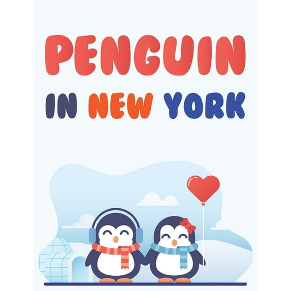 Penguin In New York : Penguin Coloring Book (Paperback)