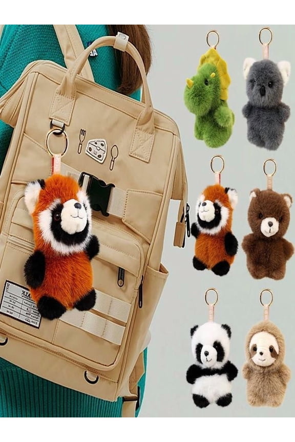 Penguin Keychain Plush Pendant | Cute Mini Penguin Backpack Accessory • Soft Stuffed Toy 14x7cm • Realistic Design • Durable Material • Multipurpose Bag Charm, Gift Decor