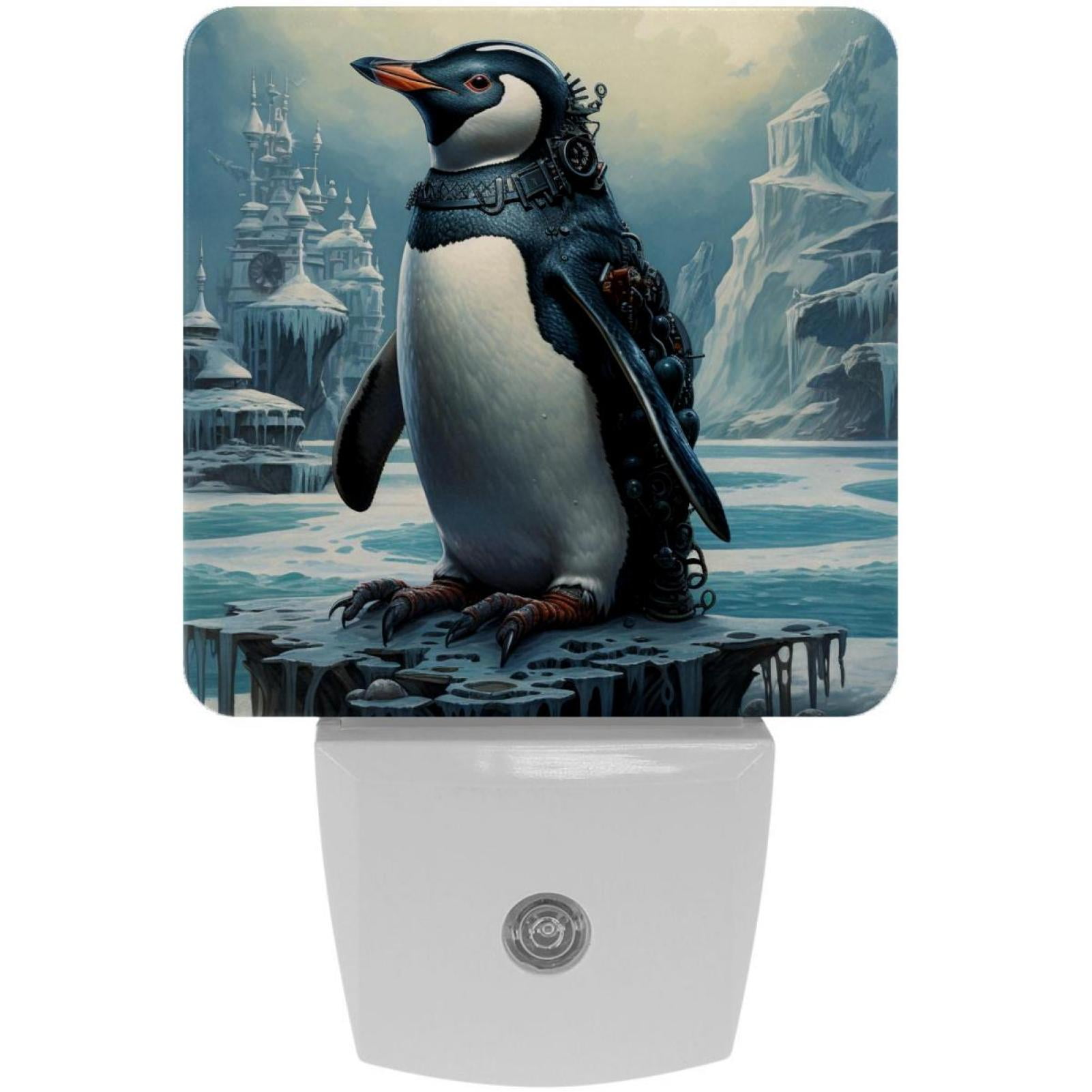 Penguin LED Square Night Lights- Modern and Energy Efficient Bedside ...