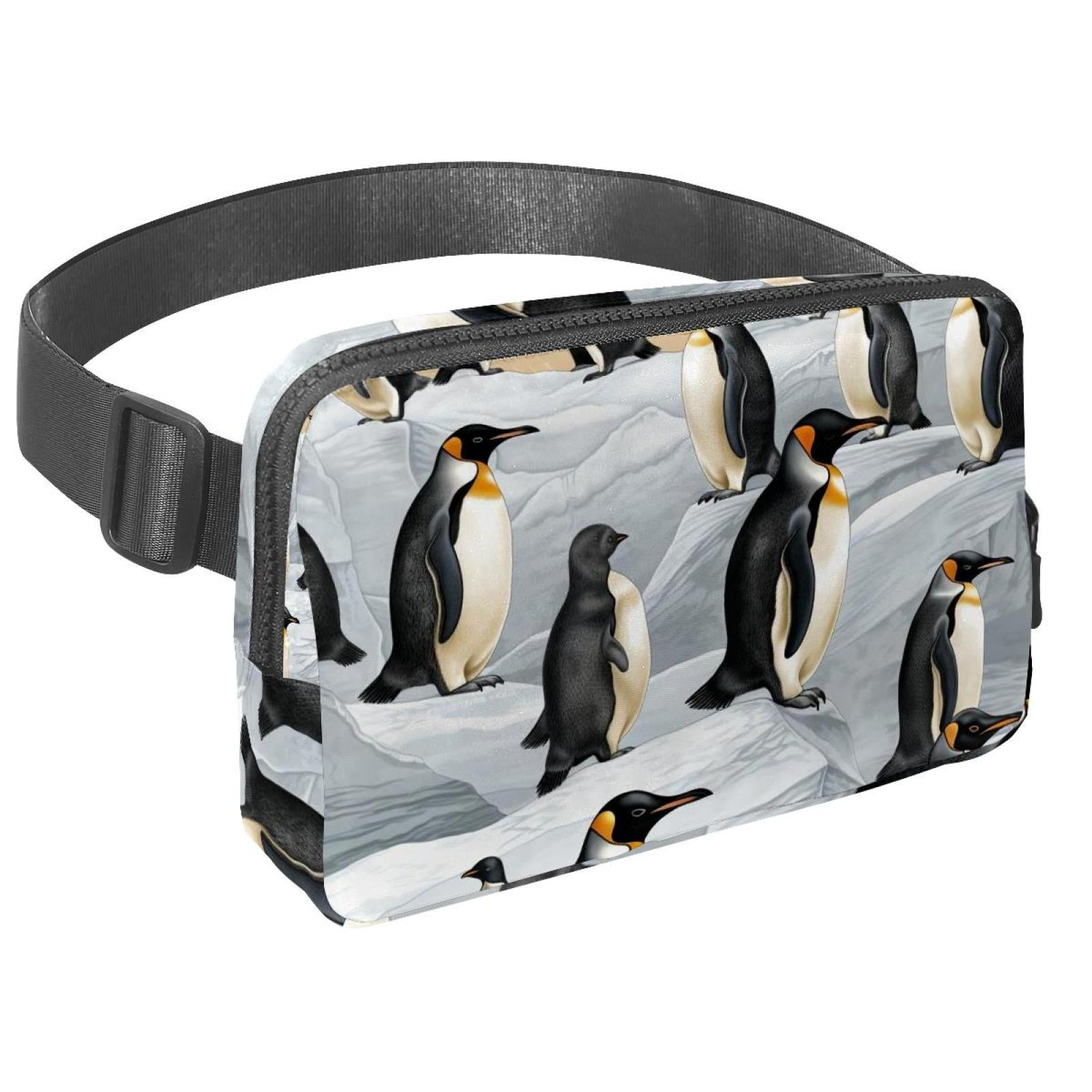 Penguin Lightweight Adjustable Running Belt with Extension Strap - Unisex Fanny Bag Crossbody Bag Cross Body Bag