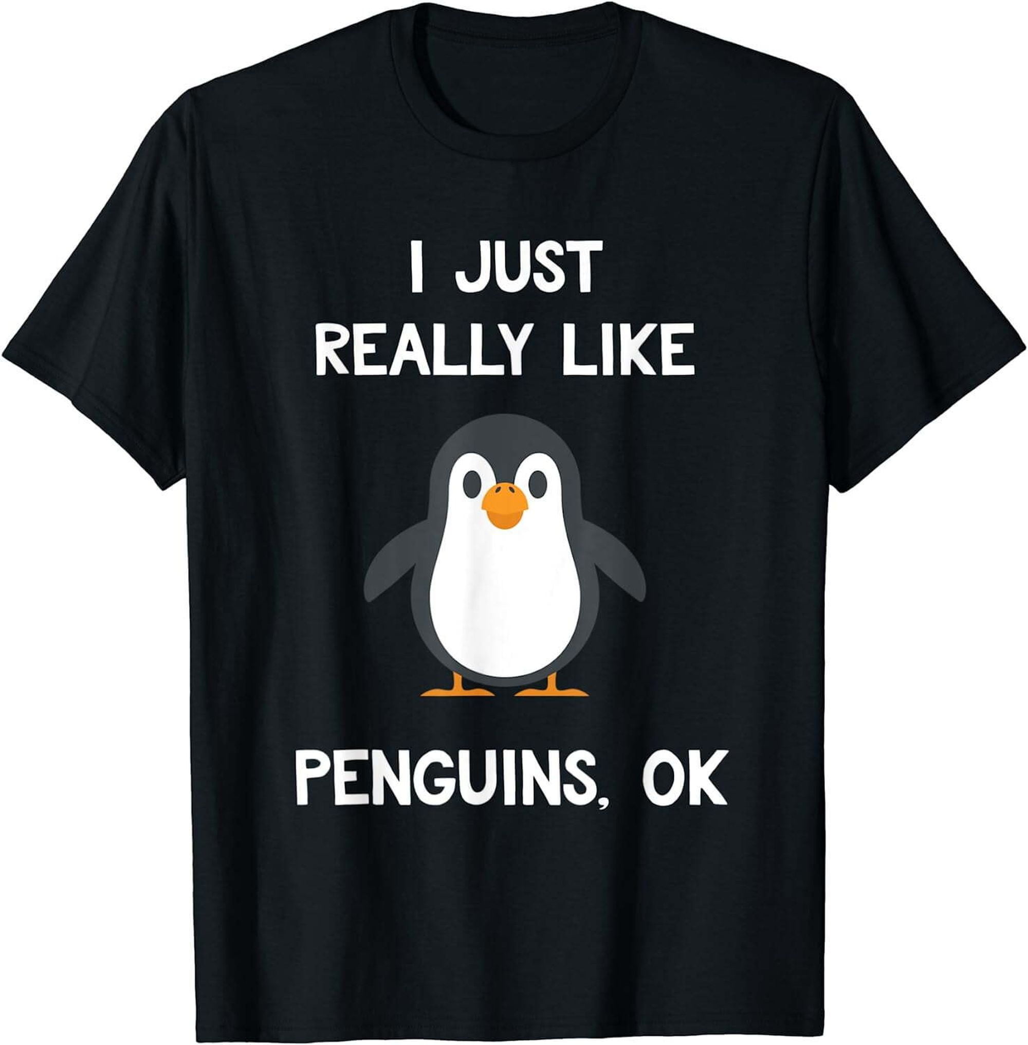 Penguin Lover's Hilarious Gift: Obsessed with Penguins Tee - Walmart.com