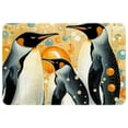 thumbnail image 1 of Penguin Machine Washable Non-Slip Polyester Indoor Floor Rug and Chair Mats, 1 of 6