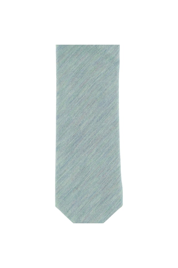 Penguin Mens Heathered Self-tied Necktie, Blue, One Size