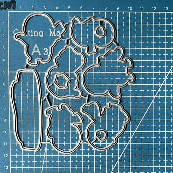 Penguin Metal Cutting Dies Diy Scrapbooking Paper Card Crafts Embossing Stencils