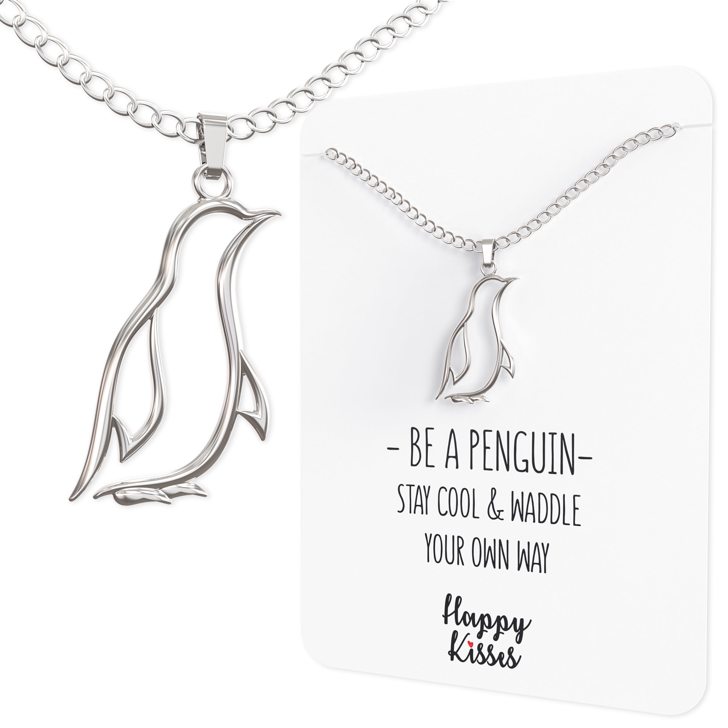 Penguin on sale charm necklace