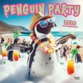 thumbnail image 1 of Penguin Party | 2026 12x24" (Hanging) Square Wall Calendar | Plastic-Free, 1 of 9