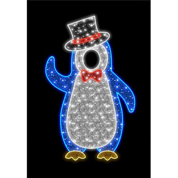 Penguin Photo Op Decor with Hat