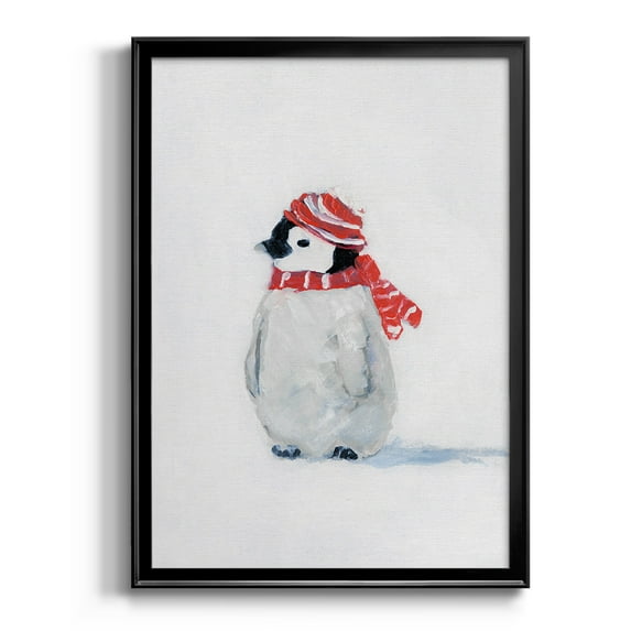 Penguin Play II Premium Classic Framed Print - Ready to Hang