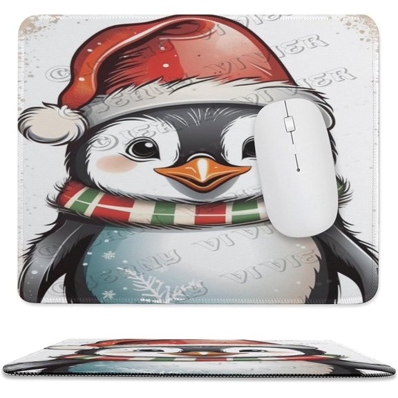 Penguin Printed Mouse Pad, 10"x12", Premium Mouse pad,Non-Slip Rubber Base Mouse pad